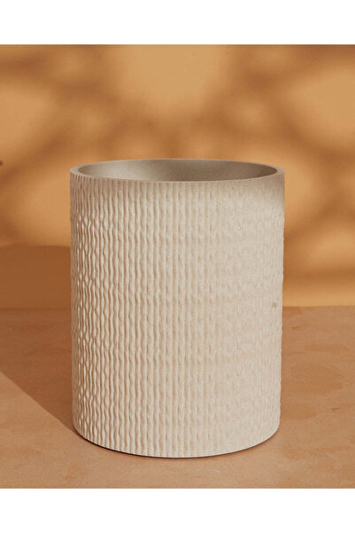 REDTAG سلة مهملات بيج اللون مضلّع