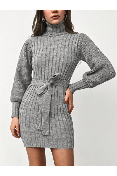 EFENDİX Lace-Up Knitwear Tunic