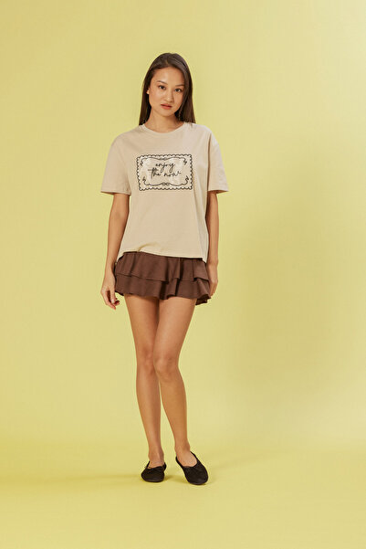 Nisan Organza cu broderie tricou