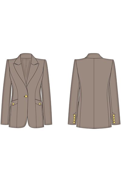 Guess Marciano stretch twill blazer