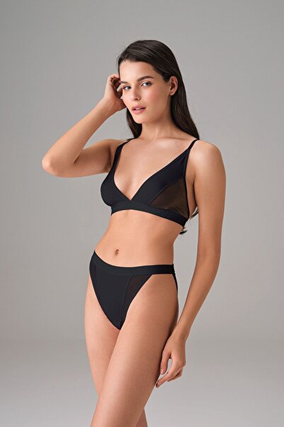 Doreanse Γυναικεία εσώρουχα Μοντάλ / Βαμβάκι V Cut Με λεπτομέρεια από τούλι Slip