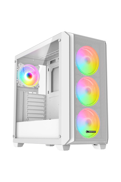 Rampage ELYSIAN MESH 850W 80 Plus Bronze 4*12cm ARGB Fan Temperli Camlı Mid-T...