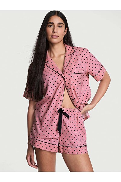 Victoria's Secret Flannel Şortlu Pijama Takımı