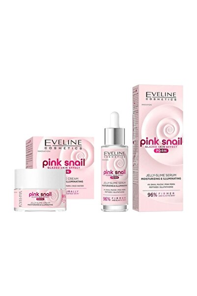 Eveline Cosmetics Eveline Pink Snail PDRN Set – Moisturizing&Illuminating Cre...