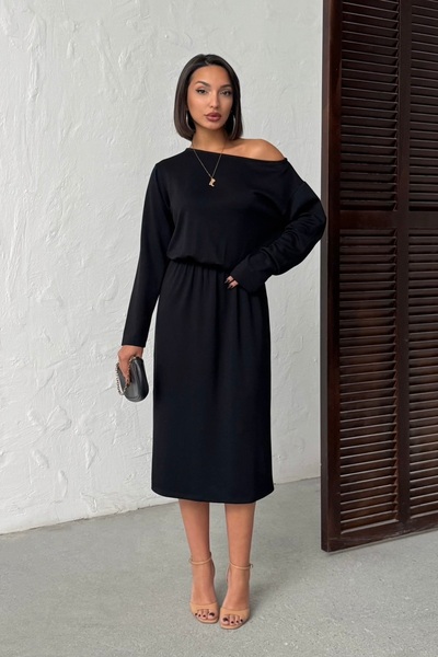 BEJNA Ženska Osnovni haljina sa elastičnim strukom Modal Teksturirano mekana ...