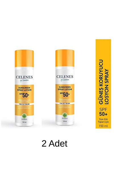 Celenes By Sweden by Sweden Herbal Sun Protection Lotion Spray 50 Spf- 2 Pieces