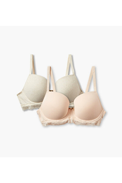 Generic 2-Pack Push-Up Bra Lace Trim