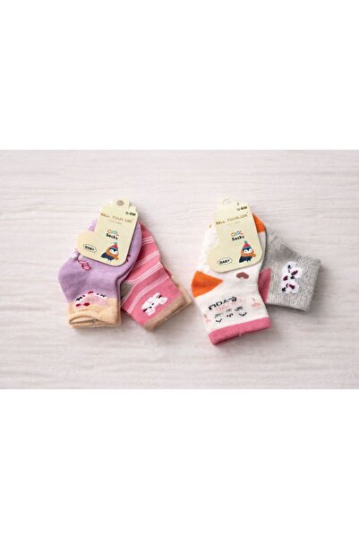 Victorino Set of 4 pairs of non-slip socks 0-6 months