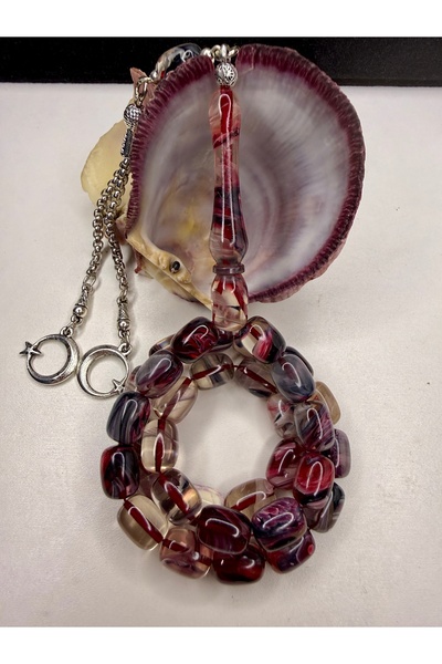 İskenderun Tesbihcilik سبحة من الخرز العنبري النقي الملون