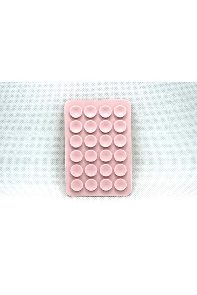 Tezcan Aksesuar Vakumlu Silikon Gövde Arkası Yapışkanlı Telefon Tutucu