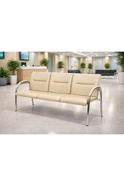 YRN OFIS Ofis üçlü bekleme koltuğu lobi bekleme alanı misafir koltuğu