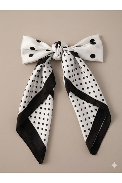 alinastore Polka Dot Flat Scarf (70X70)