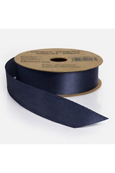 SHOPIENS Panglică de satin albastră pentru împachetat 5 m x 20 mm