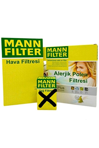 Mann-Filter Toyota Corolla 1.33 1.6 Benzinli Filtre Seti 2009-2018 Hava+a.ale...
