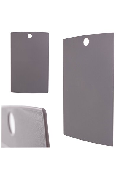 KADAX Slim Solid Plastic Kitchen Cutting Board Tray Gray 24.5x16 cm