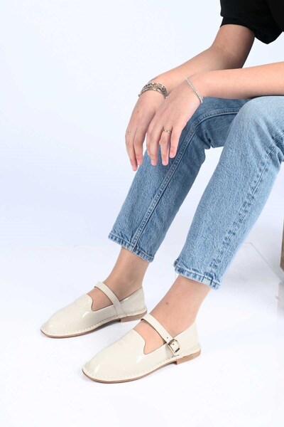 Bestello fără șireturi Bandă unică curea cu cataramă Talpă termoizolantă piel...