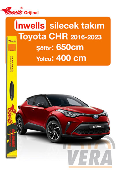 Inwells Toyota C-HR (x1) Uyumlu Muz Silecek Takımı (2016-2023)