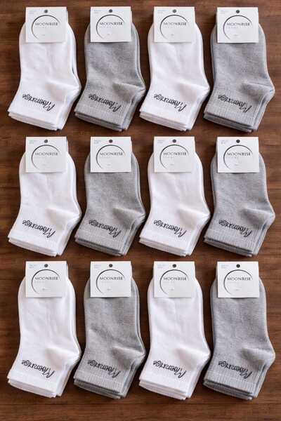 Moonrise Socks Short Socks 12 Pairs Written Moonrise