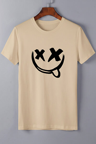 EFFRENATU X Face Printed Unisex Printed Combed Cotton T-Shirt