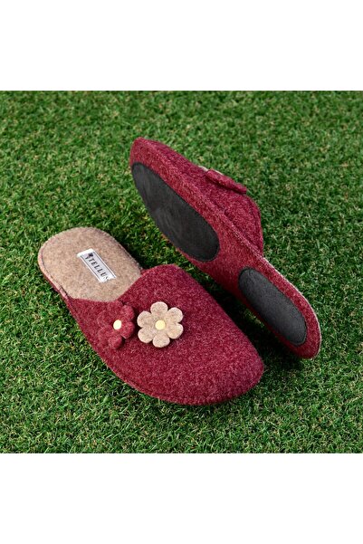 Tellus Women's Warm Felt Home Slippers, Soft & Comfort, 0028