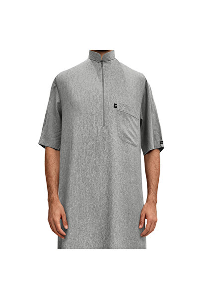 Rocket High-quality Linen jalabiya, half-sleeve, men's, chest size 26