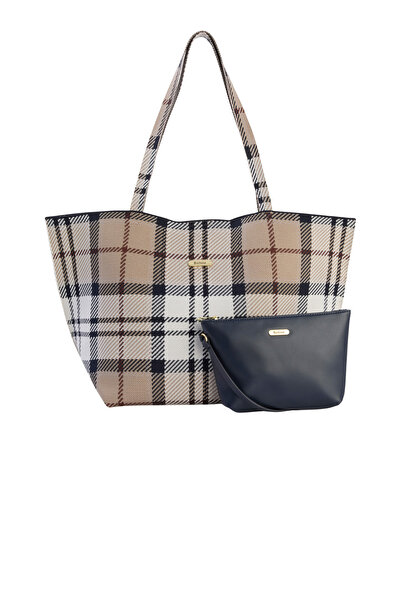 Barbour Layla Tartan Large Kol Çantası BE71 Rosewood Tartan