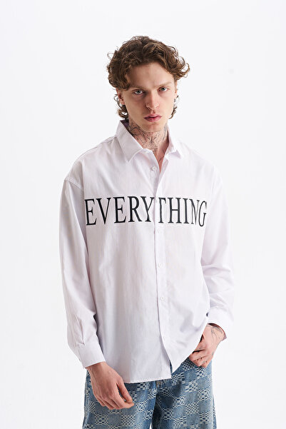 NOHOW Poplin Fabric, Comfortable Fit Drop Shoulder, Men's Everything Printed ...