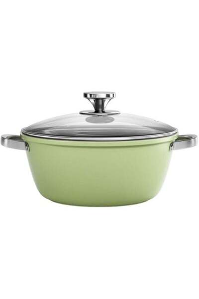 Arabest Enamel Steel Stock Pot with Lid, Vintage Stew Cooking Saucepan, Large...