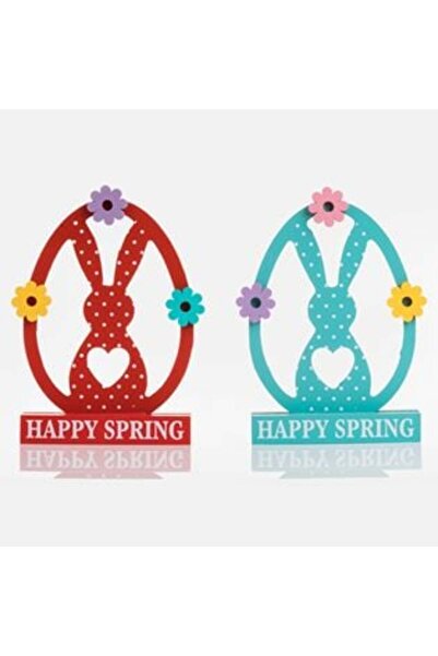 SHOPIENS Colored Bunny Egg Decoration 12 x 3 x 18 cm