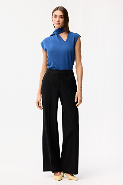 Love My Body Bol Paça Cepli Gabardin Pantolon