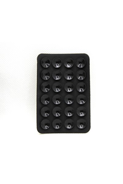 Tezcan Aksesuar Vakumlu Silikon Gövde Arkası Yapışkanlı Telefon Tutucu