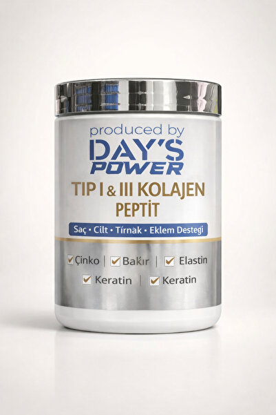 DAYS Day’s Power Tip 1 & 3 Kolajen Peptit 300g – Çinko, Bakır, Elastin, Kerat...