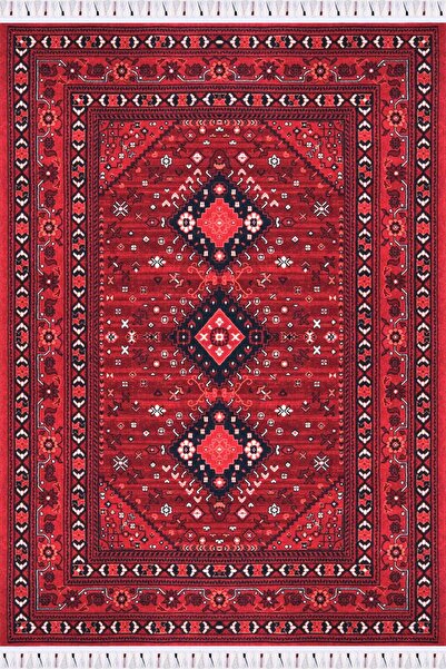 Bahariye Halı İnci Afgan Desen Yün Halı İN03