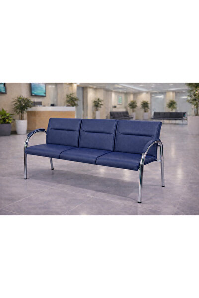 YRN OFIS Ofis üçlü bekleme koltuğu lobi bekleme alanı misafir koltuğu