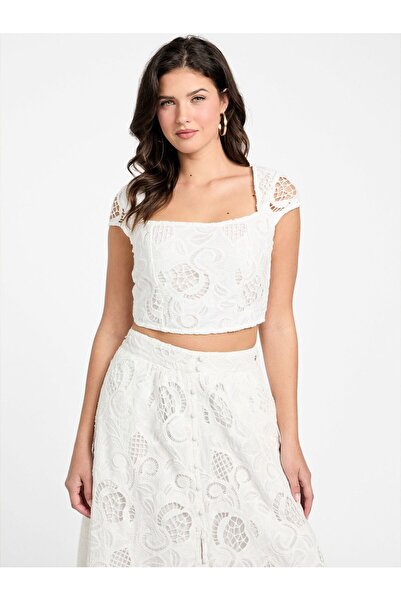 Guess بلوزة كورسيه مطرّز