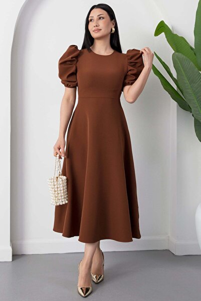 PULLIMM Haljina Atlas sa balon rukavima DKS985