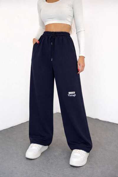 Le Vion Women's Wide-Leg Sweatpants Comfortable Fit Baggy Oversized Street