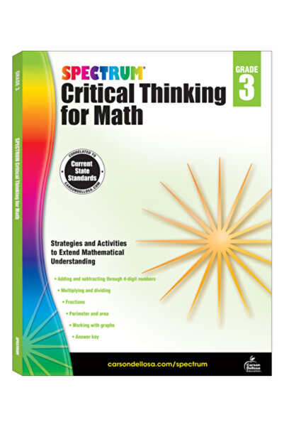 Praeger Frederick A Gândire critică Spectrum pentru matematică, clasa a III-a