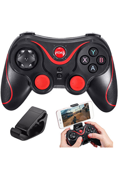 zola Bluetooth/USB controller for Android/iOS phone, 11x15 cm, black/red