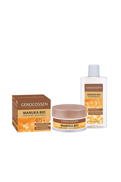 GEROCOSSEN Manuka Bio Set – 45+ Anti-Wrinkle Cream, 50ml and 3-in-1 Micellar ...