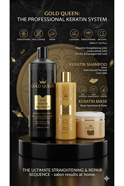 GOLD QUEEN keratin bakım seti