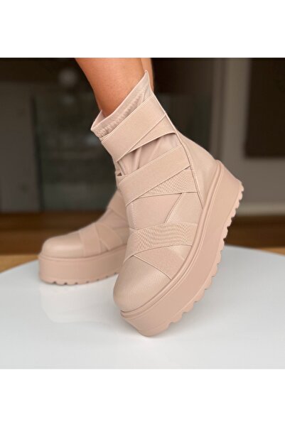 BENOTTİ Genio Beige Women's Boots