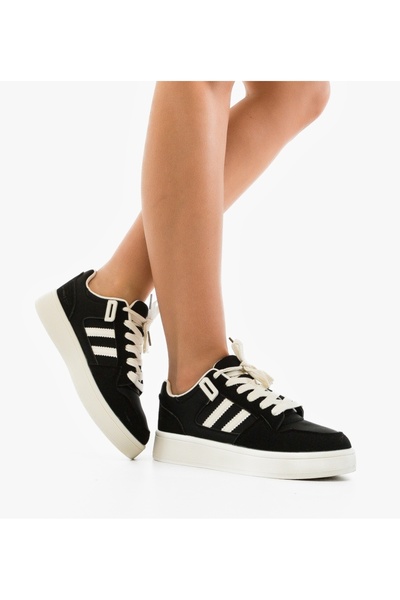 BENOTTİ Women's Spring Black Sneakers