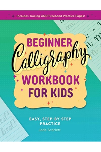 Rockridge Pr Caiet de caligrafie pentru începători, pentru copii: Exerciții s...