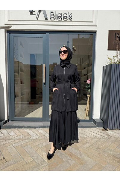 MissWhence 39203 Zippered Women's Suit Black