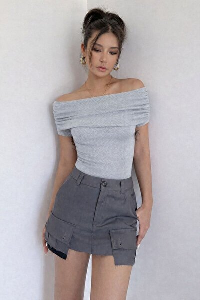 Hira Clothing Madonna Collar Long Basic Organic Cotton Pack Blouse/T-Shirt