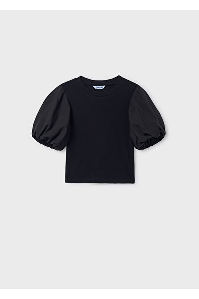 MAYORAL Tricou pentru fete cu mâneci bufante