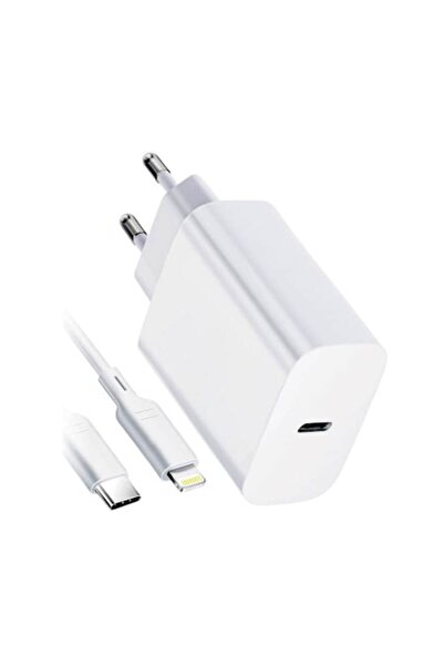 Optim Solution USB-C 20W Charger Set with Adapter and Cable Compatible with A...