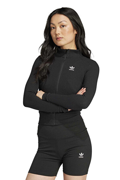 adidas Women's Casual Sweatshirt Ess Rib Fz Tt Jd5905