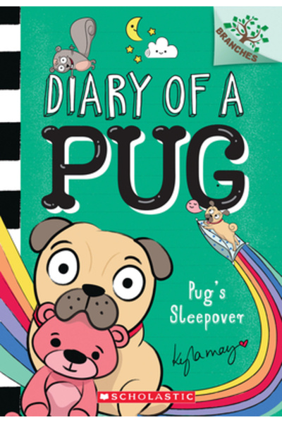 Scholastic Pug's Sleepover: A Branches Book (Diary of a Pug #6)